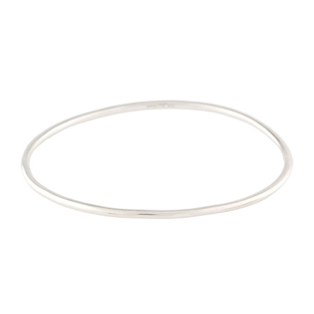 IPPOLITA STERLING SILVER 925 THIN OVAL BANGLE BRACELET
